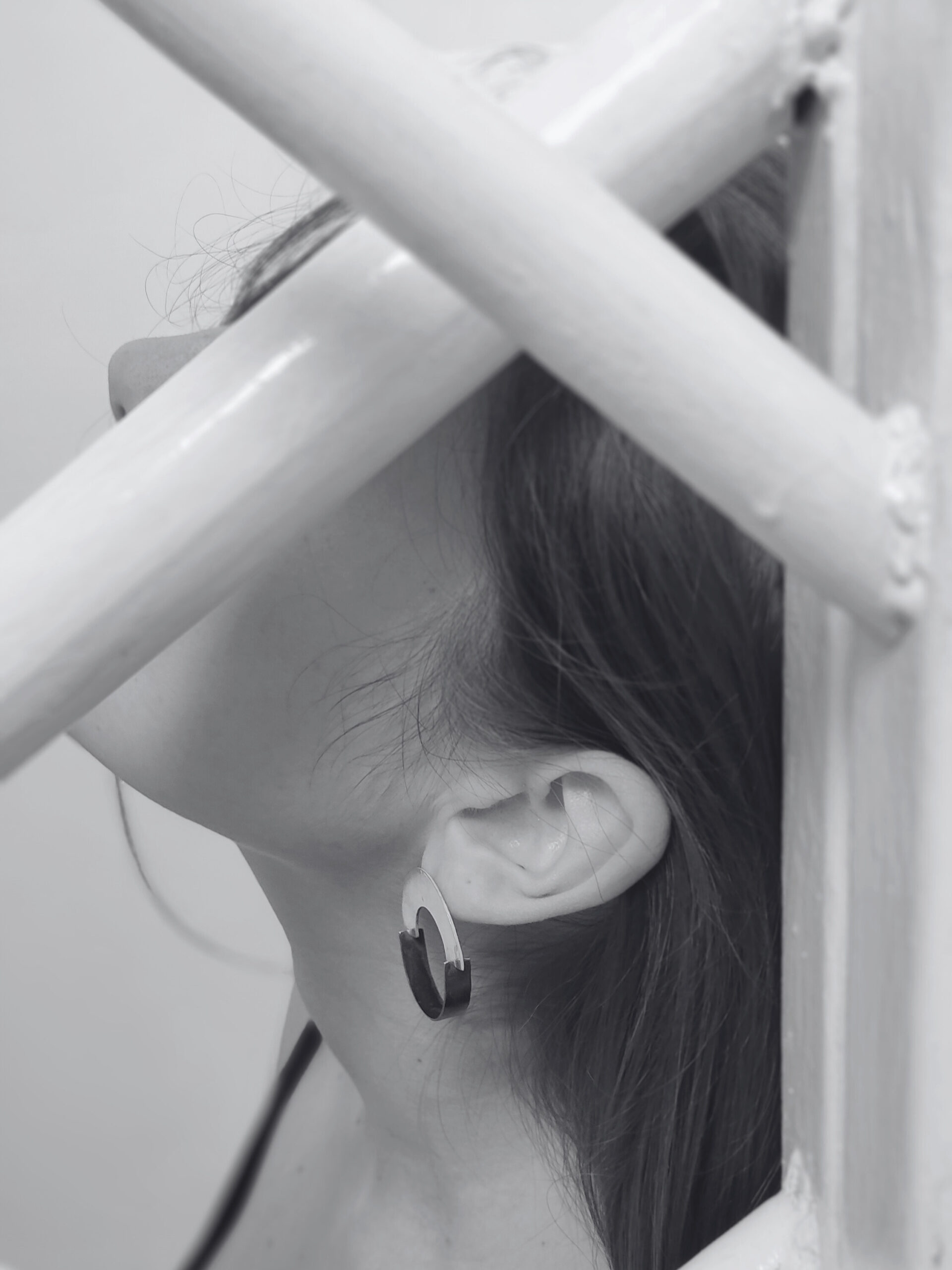 Fado Silver Stud Earrings