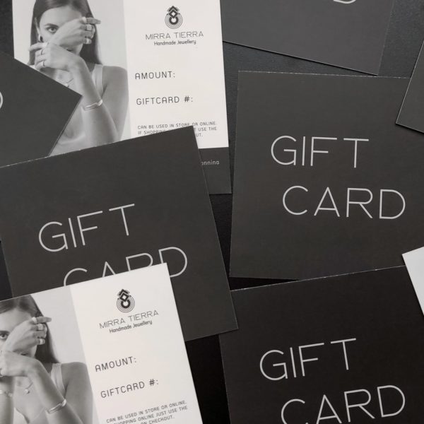 Silver Jewellery Gift Card