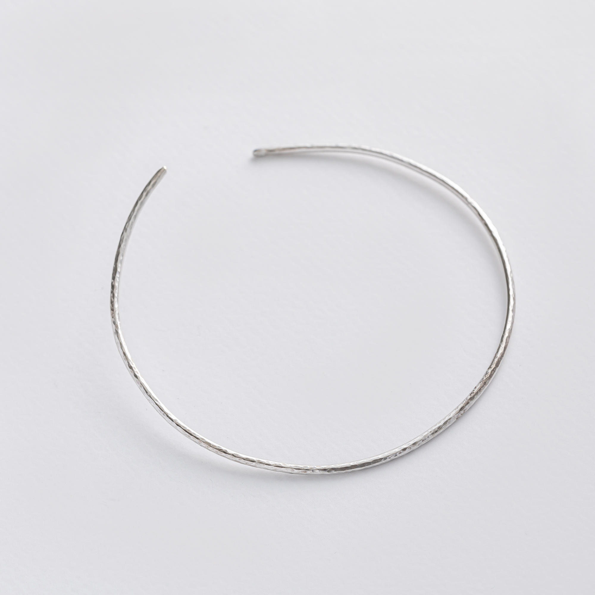 Hammered Silver Anklet - Image 3